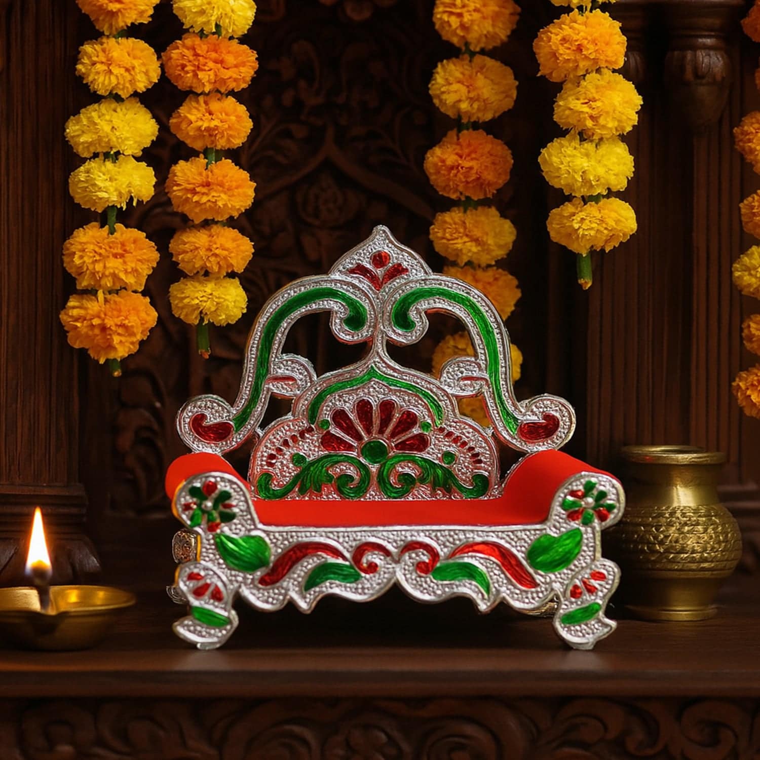 small singhasan for idols