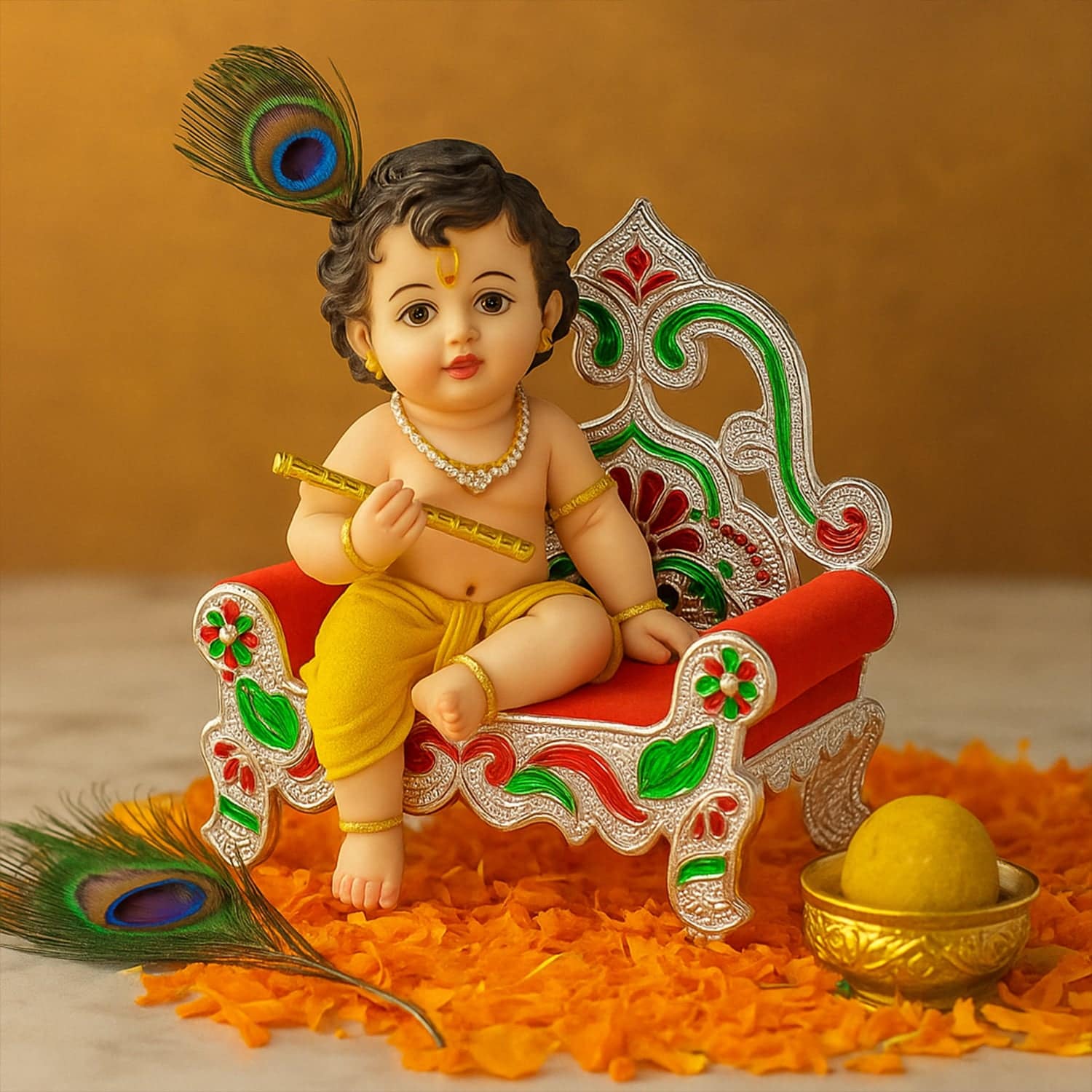 Small Decorative Singhasan for Idols - Image 6