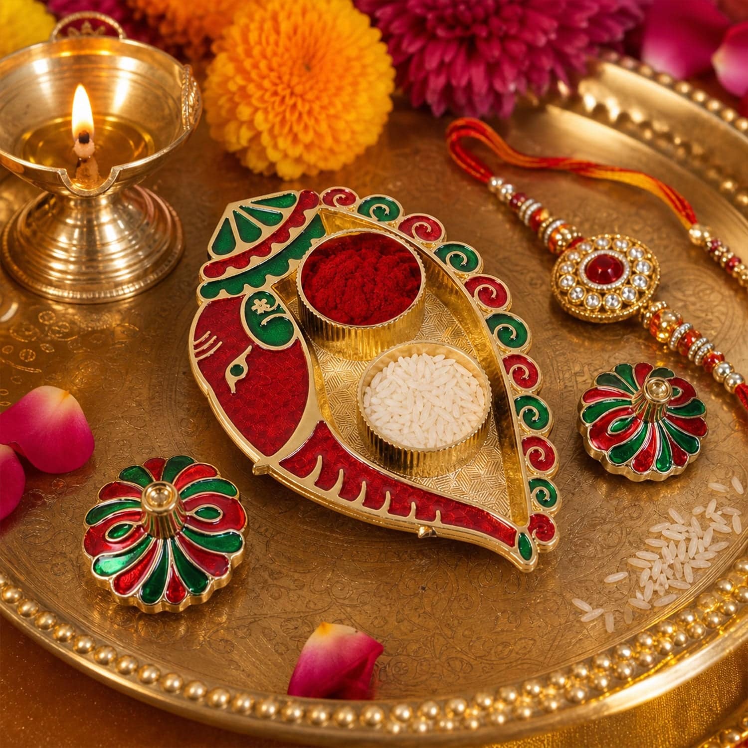 leaf shape kankavati